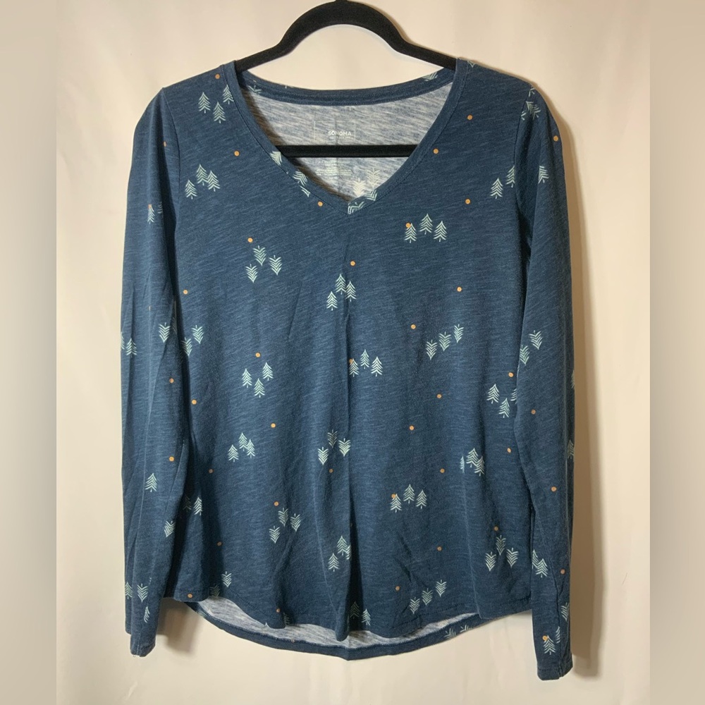 Sonoma Forest Patterned Blue Tee